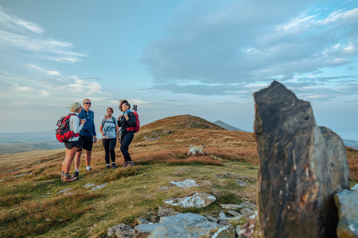 North Barrule walking group